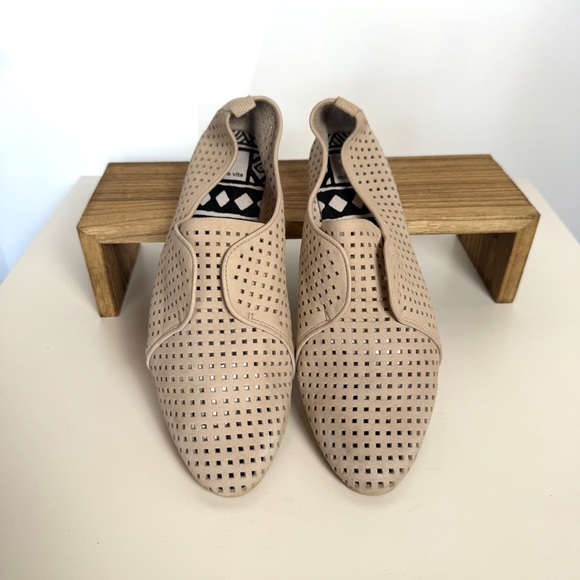 Dolce Vita Shoes - Dolce Vita/ DV KYLIE Perforated Nubuck Slip-On Women’s Flats